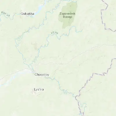Map showing location of Pashiya (58.432400, 58.256200)