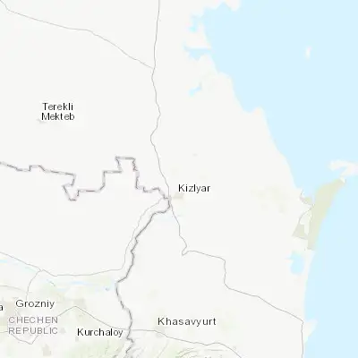 Map showing location of Pervomayskoye (43.919040, 46.710190)