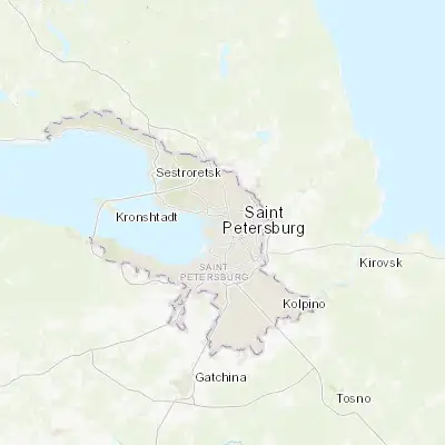 Map showing location of Petrogradka (59.965670, 30.311540)