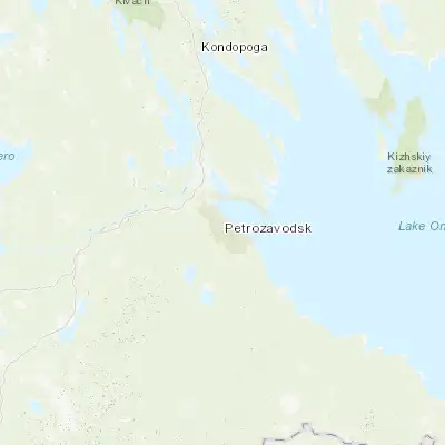 Map showing location of Petrozavodsk (61.784910, 34.346910)