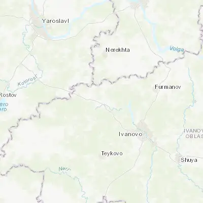 Map showing location of Pistsovo (57.179040, 40.529830)