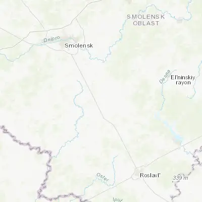Map showing location of Pochinok (54.406850, 32.440670)