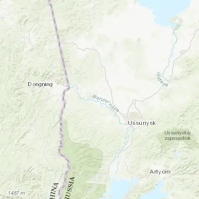 Map showing location of Pokrovka (43.953310, 131.634430)