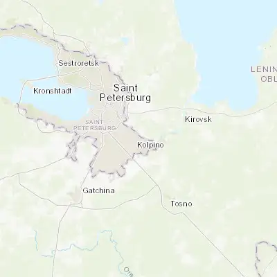 Map showing location of Pontonnyy (59.786670, 30.615280)
