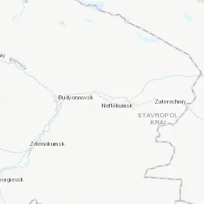 Map showing location of Pravokumskoye (44.769440, 44.647220)