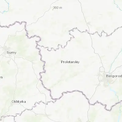 Map showing location of Proletarskiy (50.791390, 35.773060)
