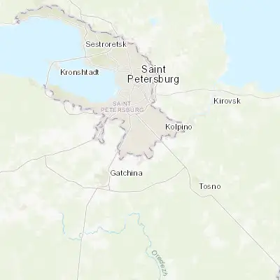 Map showing location of Pushkin (59.714170, 30.396420)
