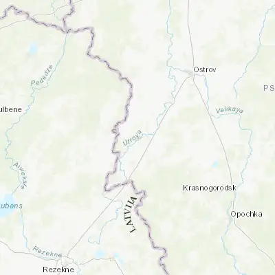 Map showing location of Pytalovo (57.067910, 27.913840)