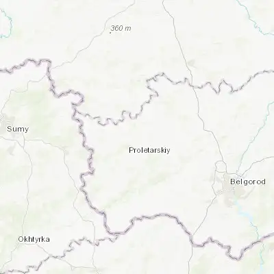 Map showing location of Rakitnoye (50.838900, 35.851500)