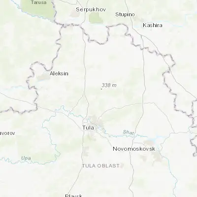 Map showing location of Revyakino (54.365170, 37.662490)