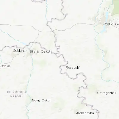 Map showing location of Rogovatoye (51.230000, 38.381800)