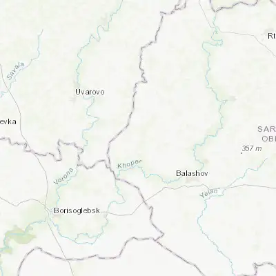 Map showing location of Romanovka (51.744270, 42.752700)