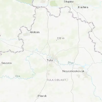 Map showing location of Rozhdestvenskiy (54.295700, 37.570190)