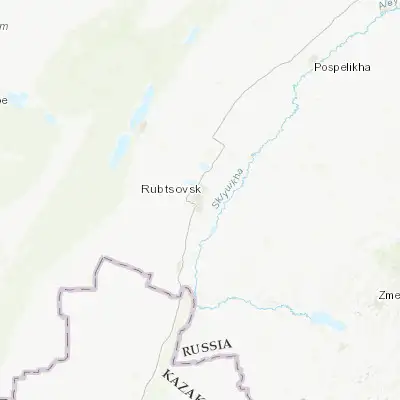 Map showing location of Rubtsovsk (51.514730, 81.206130)