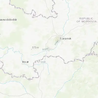 Map showing location of Ruzayevka (54.063870, 44.950900)