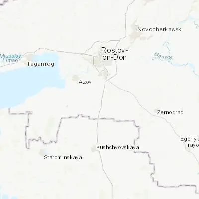 Map showing location of Samarskoye (46.937000, 39.688100)