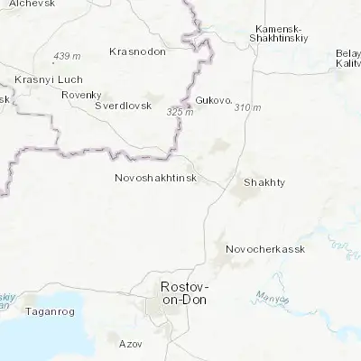 Map showing location of Sambek (47.743060, 39.830830)