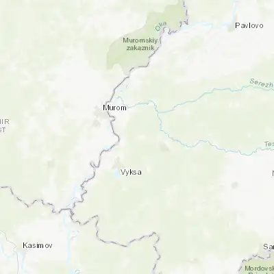 Map showing location of Savasleyka (55.460600, 42.320700)