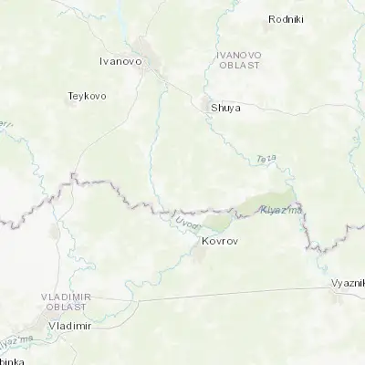 Map showing location of Savino (56.592850, 41.218140)