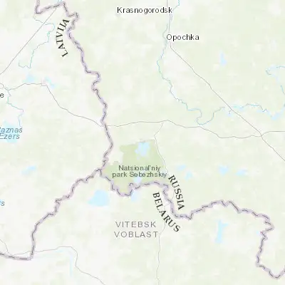 Map showing location of Sebezh (56.285110, 28.481870)