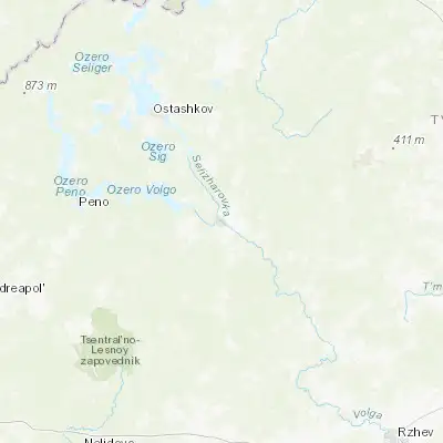 Map showing location of Selizharovo (56.851880, 33.448690)