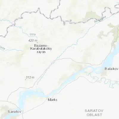 Map showing location of Sennoy (52.150900, 46.963090)