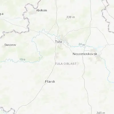Map showing location of Shchëkino (54.005130, 37.521940)