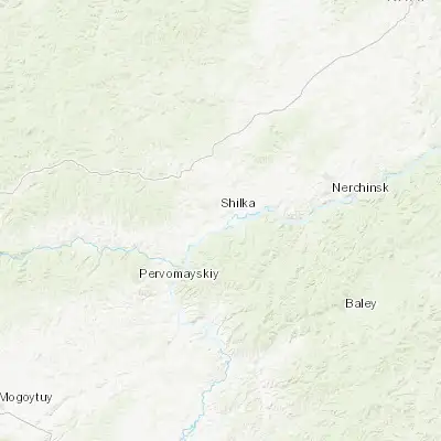 Map showing location of Shilka (51.850000, 116.033330)