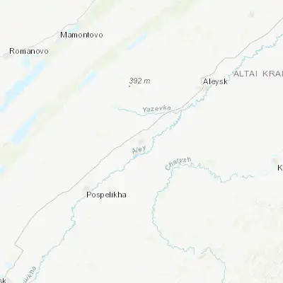 Map showing location of Shipunovo (52.217310, 82.267470)