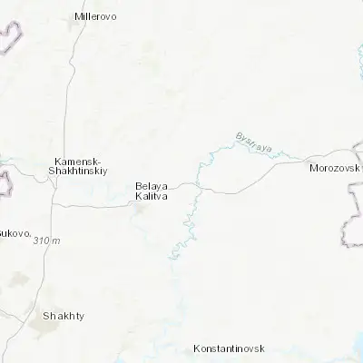 Map showing location of Sholokhovskiy (48.280710, 41.045920)