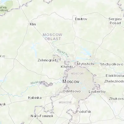 Map showing location of Skhodnya (55.948060, 37.297780)