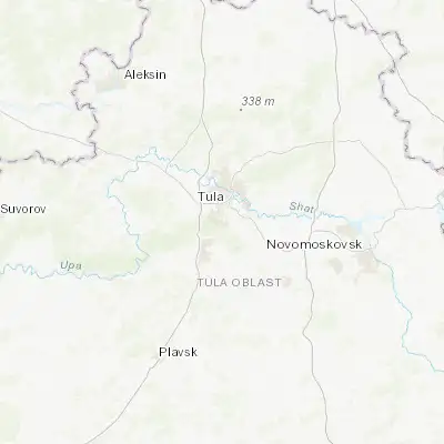 Map showing location of Skuratovskiy (54.101520, 37.603840)