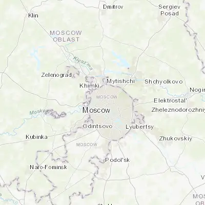Map showing location of Sokol (55.800000, 37.516670)
