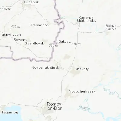 Map showing location of Sokolovo-Kundryuchenskiy (47.835360, 39.947110)