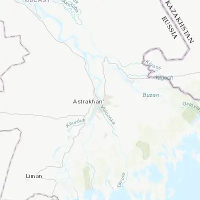 Map showing location of Solyanka (46.388900, 48.017550)