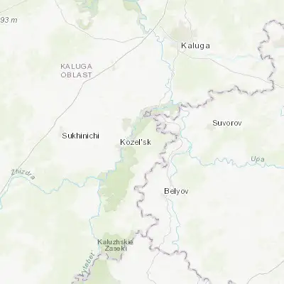 Map showing location of Sosenskiy (54.058990, 35.962280)