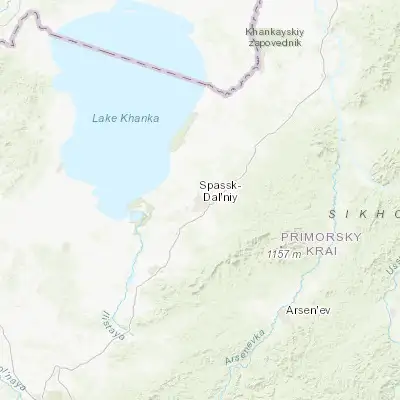 Map showing location of Spasskoye (44.612150, 132.800070)