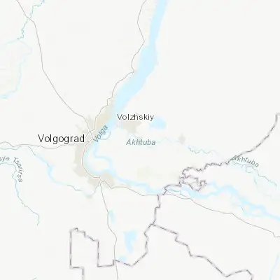 Map showing location of Srednyaya Akhtuba (48.709980, 44.867240)