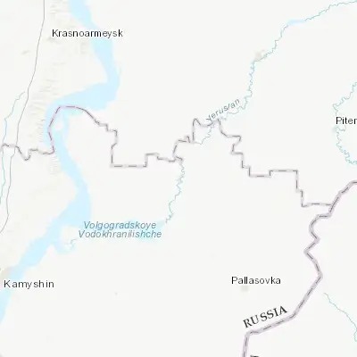 Map showing location of Staraya Poltavka (50.477150, 46.481440)