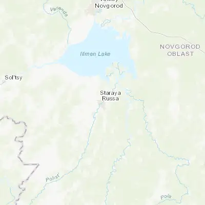 Map showing location of Staraya Russa (57.994390, 31.360810)