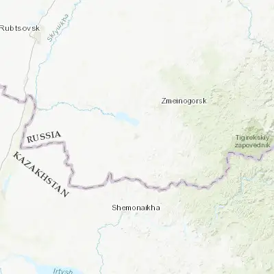 Map showing location of Staroaleyskoye (51.006110, 82.000000)