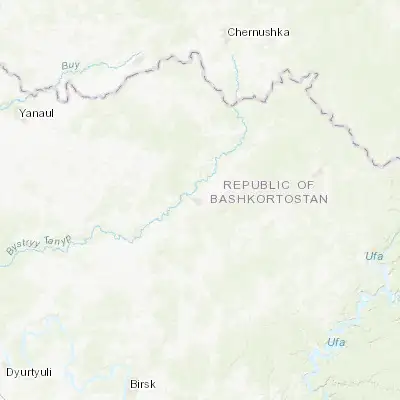 Map showing location of Starobaltachevo (56.001700, 55.928000)