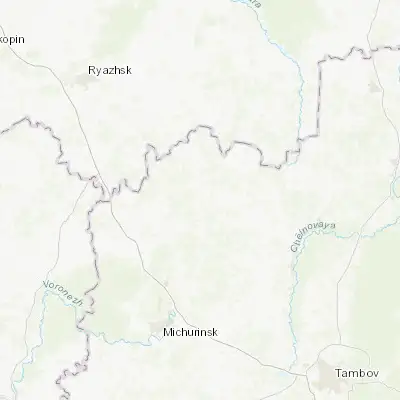 Map showing location of Staroyur’yevo (53.316110, 40.708060)