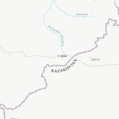 Map showing location of Staryye Ozinki (51.178600, 49.676900)