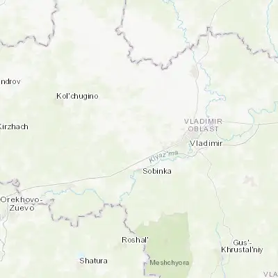 Map showing location of Stavrovo (56.133110, 40.012950)