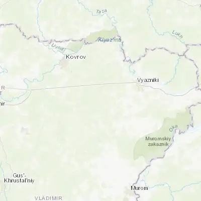 Map showing location of Stepantsevo (56.131430, 41.703200)