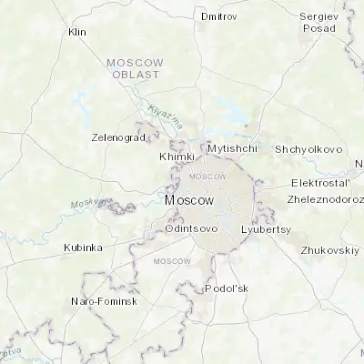 Map showing location of Strogino (55.818380, 37.412240)