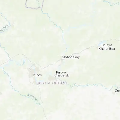 Map showing location of Stulovo (58.722500, 50.143890)