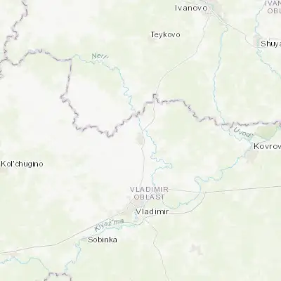 Map showing location of Suzdal’ (56.422740, 40.446680)