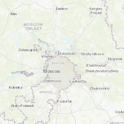 Map showing location of Sviblovo (55.850000, 37.633330)